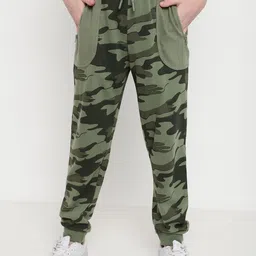 Octave Boys Camouflage Printed Cotton Joggers-image-7