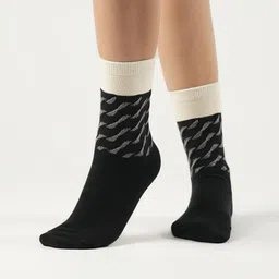 Theater Women Patterned Cotton Calf-Length Socks-picture-14