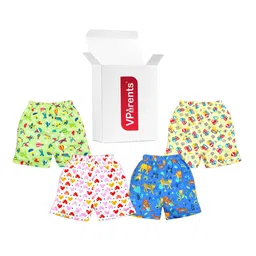 VParents Pack of 4 Unisex Kids Printed Shorts-picture-29