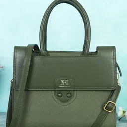 NFI essentials Bucket PU Satchel Handbag-69