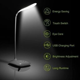 Rechargeable LED Touch On/Off Switch Desk Lamp Children Eye Protection Table Lamp-18