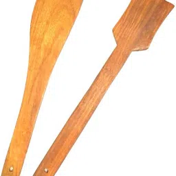 Rosewood Cooking Spoons set of 2 - Flip (Palta For Dosa/Roti | Wooden Spatula-image-24