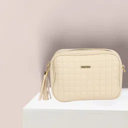 Beige Women Sling Bag A3033PBG01-image-51