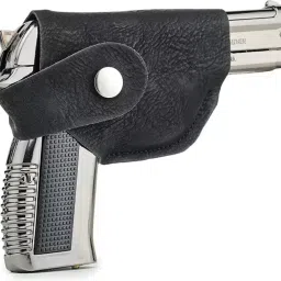 Gun Lighter Style 608 Lighter With Pull Back System Iron Gas Lighter Pocket Lighter-5