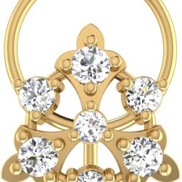 avsar Adya 18kt Diamond Yellow Gold Nose Wire-image-61