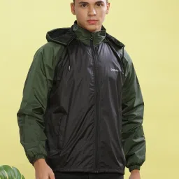 Dollar Colorblock Men Wind Cheater-image-3
