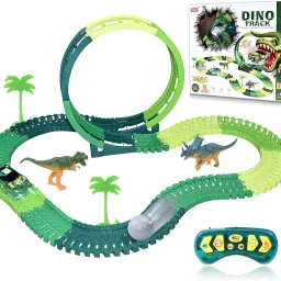Dinosaur Toys Train Sets for Kids, 360° Stunt Loop Action Monster Truck Toys-25