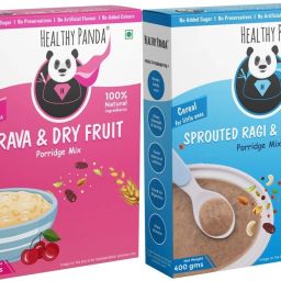 Sprouted Ragi dry fruit baby food (400G) + Rava dry fruit baby Cerelac (400G) Cereal-image-60