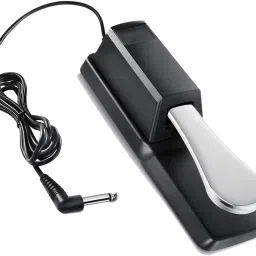 Sustain Pedal Digital Piano Keyboard Pedal w/ Polarity Switch for Digital Pianos Damper & Sustain Pedal-4