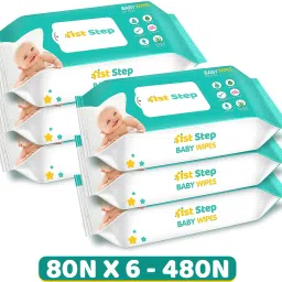 Baby Wet Wipes Enriched With Aloe-Vera And Jojoba Oil (Pack Of 6)-23