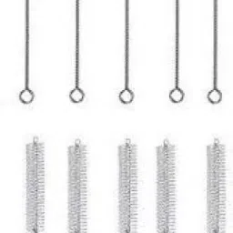 (Pack of 10) Baby Straw Cleaning Long Brush | Sliver-White-image-56