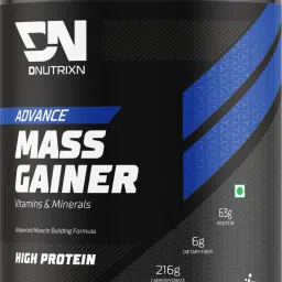 Advance High Protein Mass Gainer |Protein 63G, Calories 1200+Kcal |Multivitamin+ Weight Gainers/Mass Gainers-image-1