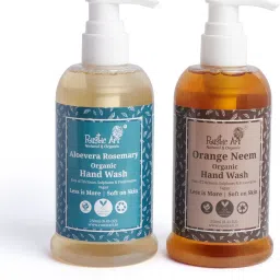 Organic Hand Wash| Natural Vegan| Non-Drying Hydrating | Orange Neem & Aloe Vera Rosemary Hand Wash Liquid -245 ml each Hand Wash-7