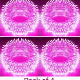 40 LEDs 12 m Pink Steady Bulb Rice Lights-picture-14