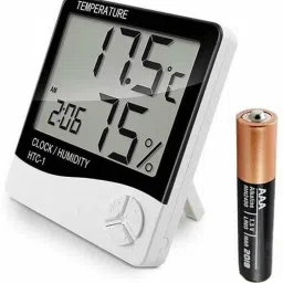 Imported Electronic Digital HTC Clock All-in-One Digital Moisture Measurer-26