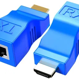 VSDHANDA HDMI Extender 30M RJ45 LAN Ethernet Port 4k HDMI Network (TX) Receiver (RX) Lan Adapter-12