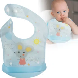 Baby Bibs/Apron Cute Overall Print with Tich Button for Babies/Newborns/Infants-image-68