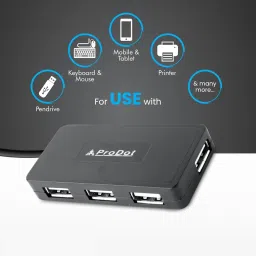 Henture Mini Keyboard and Mouse with Usb hub Combo Set image 4