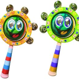Colorful Wooden Musical Toys | Wooden Shaker Toys | Wooden Toys Multicolor Rattle-image-47
