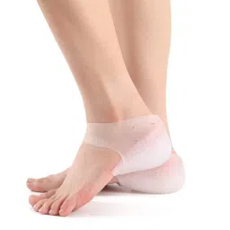 Invisible Insole Height Booster Socks Insoles Increase Socks Heel Pads Silicone Ankle Support-image-56