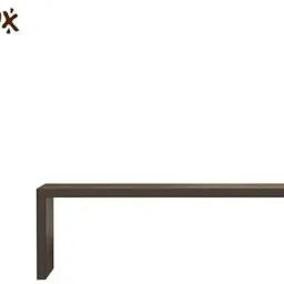 flux Monitor Stand Mini with two Wooden legs Organizer Ergonomic Engineered Wood Office Table-image-4