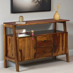woodsworth from pepperfry Hayward Sheesham Wood 2 Door Sideboard In Provincial Teak Finish-picture-36