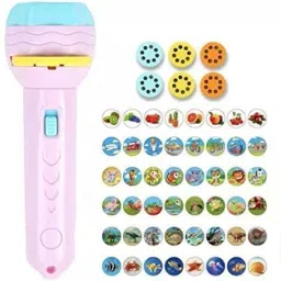 zefra enterprise Mini Slide Projector Flashlight Torch, Kids Projection Light Toy image 5