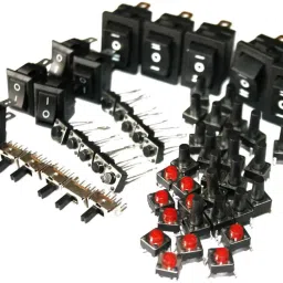 uraxx Unique Combo of 55 Pieces Slide & Rocker Switch and Push-Buttons For Arduino Electronic Components Electronic Hobby Kit image 2