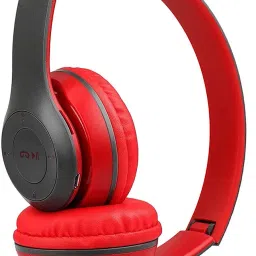 Foldable BT Headphone Supports MP3,FM & Card Reader Compatible with all device. Bluetooth & Wired Headset-21