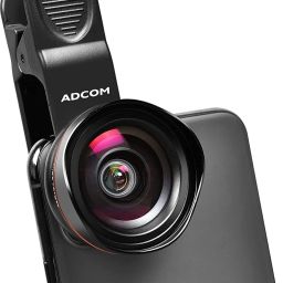 ADCOM AD-18MM Pro No Distortion 110° Wide Angle Pro Camera Lens - Universal Clip On Cell Phone Travel Lens - Mobile Phone Lens-1
