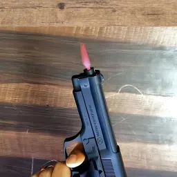 humbig Gun Shape Cigar Cigarette Lighter with Loading System and Cover Pocket Lighter image 3