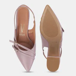 Vizzano Block Mules with Buckles image 4