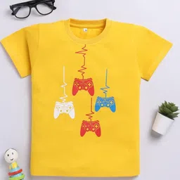 carrydreams Boys Yellow Tshirts-image-98