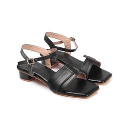 Mast & Harbour Party Block Sandals with Buckles-49