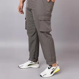 YHA Men Grey Polyester Track Pants-image-87