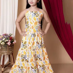 SPAMitude Girls Sleeveless Maxi Dress-picture-10