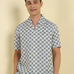 Allen Solly Men Floral Opaque Printed Casual Shirt-image-90