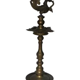 Indianshelf Textured Brass Pooja Diya-image-39