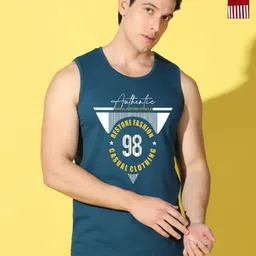 WOOSTRO Men Typography 2 Printed Pockets Slim Fit T-shirt-image-61