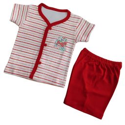 BAESD Boys Striped Shirt with Shorts-image-88