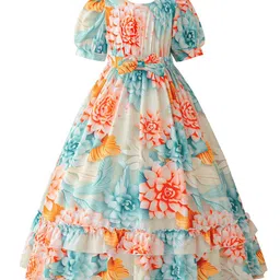 StyleCast x Revolte Floral Print Applique Maxi Dress-image-54