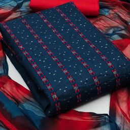 Suha Unstitched Dress Material-image-3