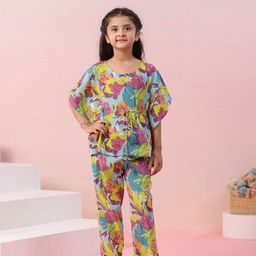 SANSKRUTIHOMES Girls Printed Night suit-image-44