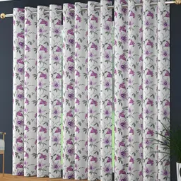 Lunar Days Pink Floral Door Curtain-38