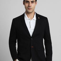 SIMON CARTER LONDON Pure Cotton Single-Breasted Casual Blazer-image-29
