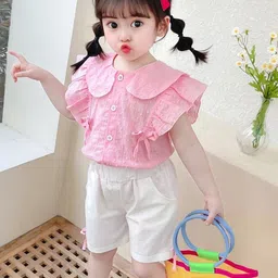 LULU & SKY Girls Top with Shorts-image-90