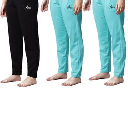 FIT N FAME Women Pack of 3 Mid-Rise Cotton Pyjamas-image-81
