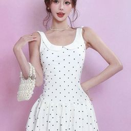 LULU & SKY Printed Round Neck Swimming Dress-image-33