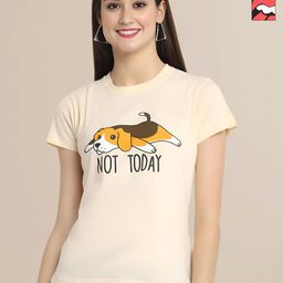 Mast & Harbour Women Typography 3 Printed Applique T-shirt-image-67