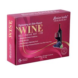 Mexico herbs 6 Step Red Wine Advance Anti Ageing Facial Kit - 60 g-32